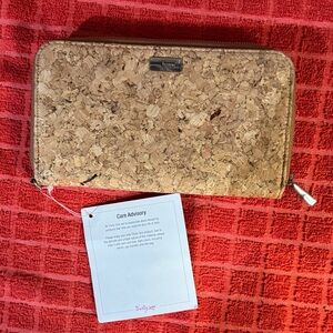 Jewell by THIRTY-ONE Cork Wallet with Silver Accents
